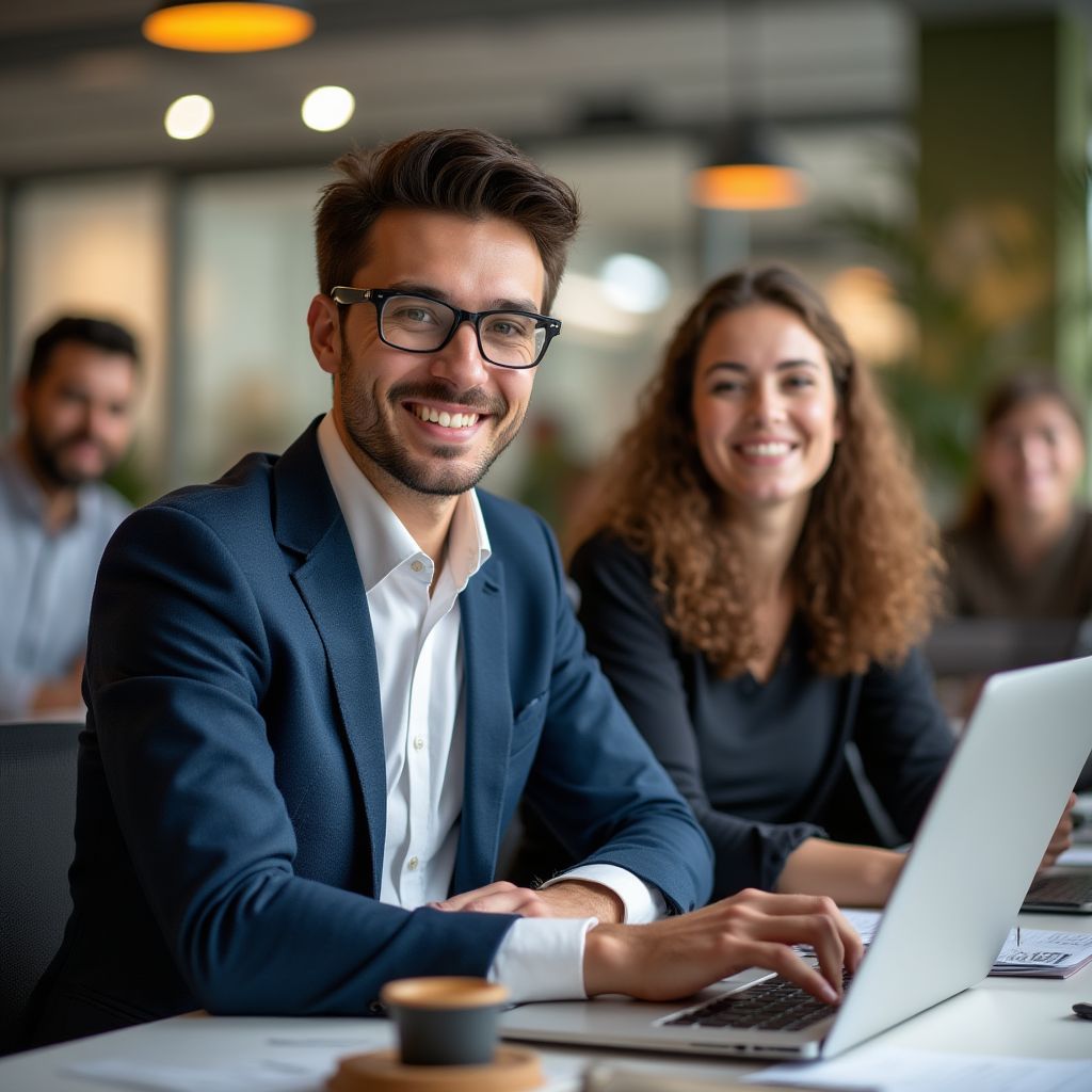 PrysingZX consulting team in modern office