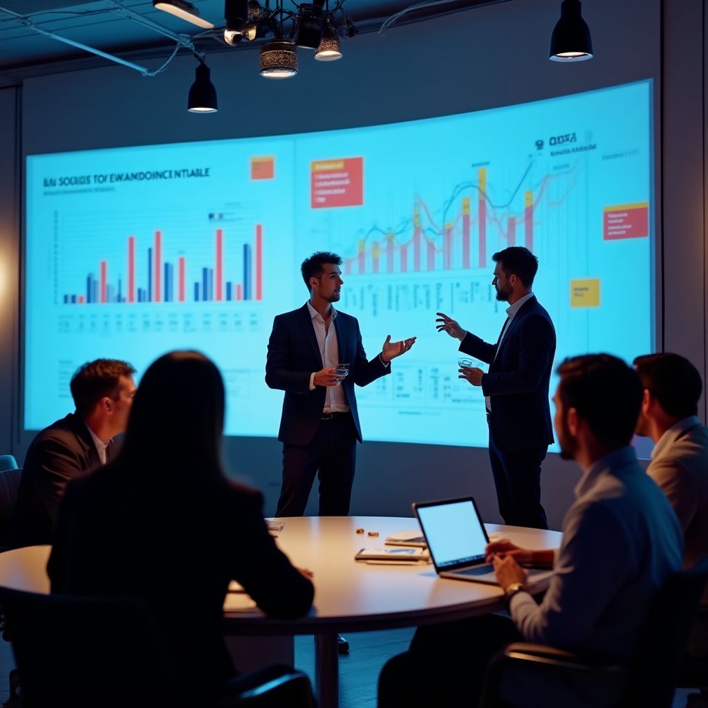 Investor pitches for creative ventures